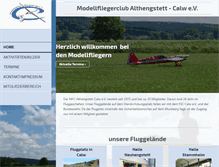 Tablet Screenshot of mfc-althengstett-calw.de